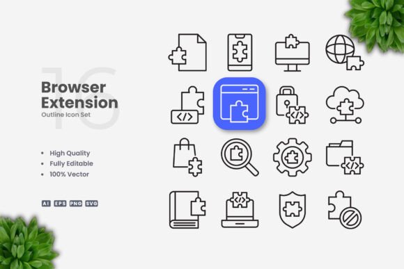 Browser Extension Icons: Clean Design That Works Everywhere You Need It