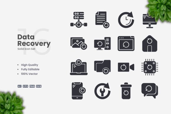 Data Recovery Solid Icons: A Practical Guide to Choosing the Right Icon Set for Your Projects