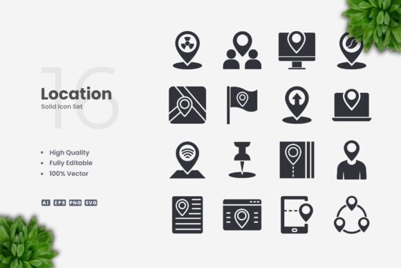 Location Solid Icons: A Practical Guide to Vector Icon Sets for Design Projects