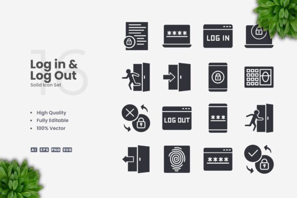 Login and Logout Solid Icons: The Foundation of Modern Digital Experiences