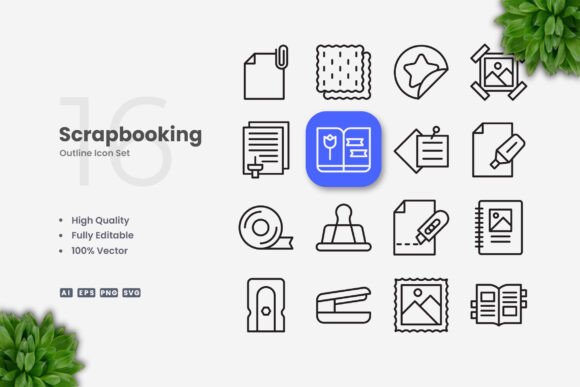 Scrapbooking Icons: A Versatile Tool for Modern Design