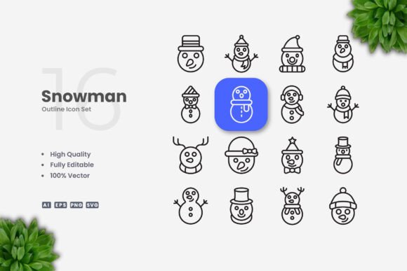 Snowman Icons: A Practical Vector Set for Clean, Consistent Design Work