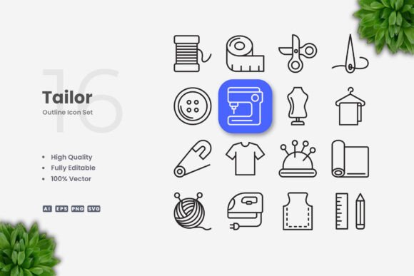 Tailor Icons: Redefining Visual Communication with Simple and Clean Icon Design