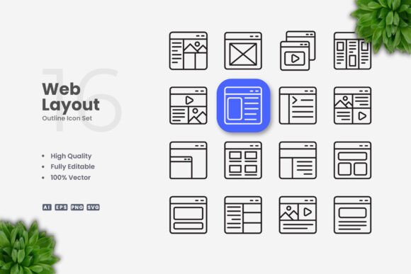 The Power of Web Layout Icons in Modern Design