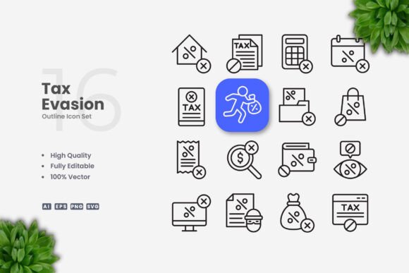 Understanding Tax Evasion Icons: A Modern Visual Resource for Clear Communication