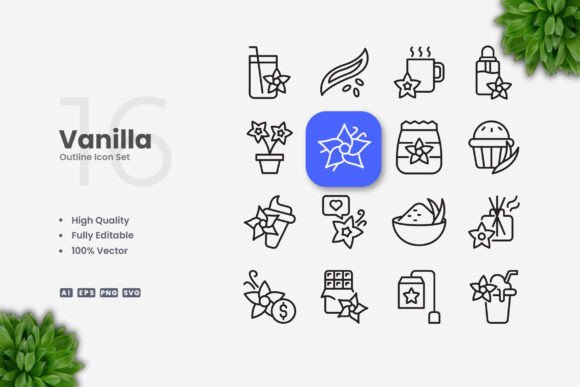 Vanilla Icons: Clean, Simple Vector Icons for Every Creative Project