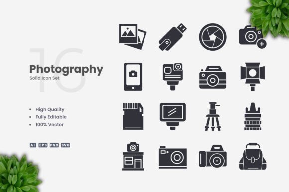 Why Photography Solid Icons Belong in Every Creative Toolkit
